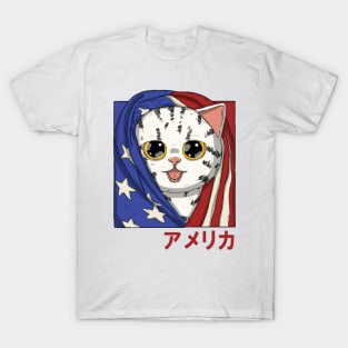 American Neko T-Shirt